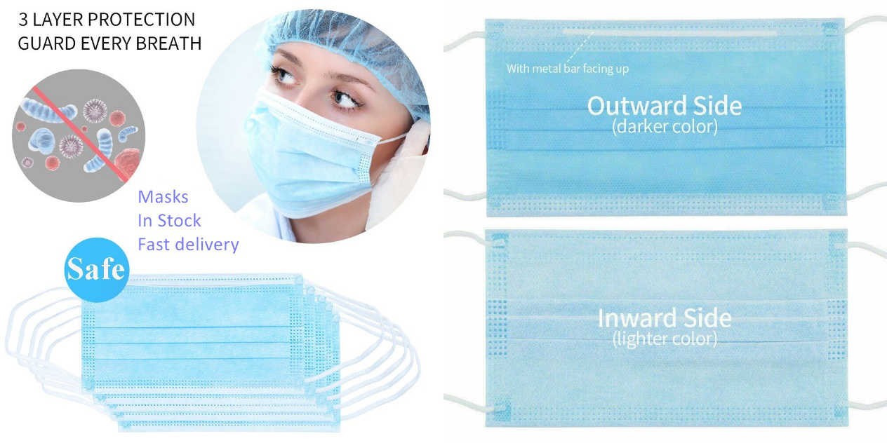 50PCS Disposable FACE MASK