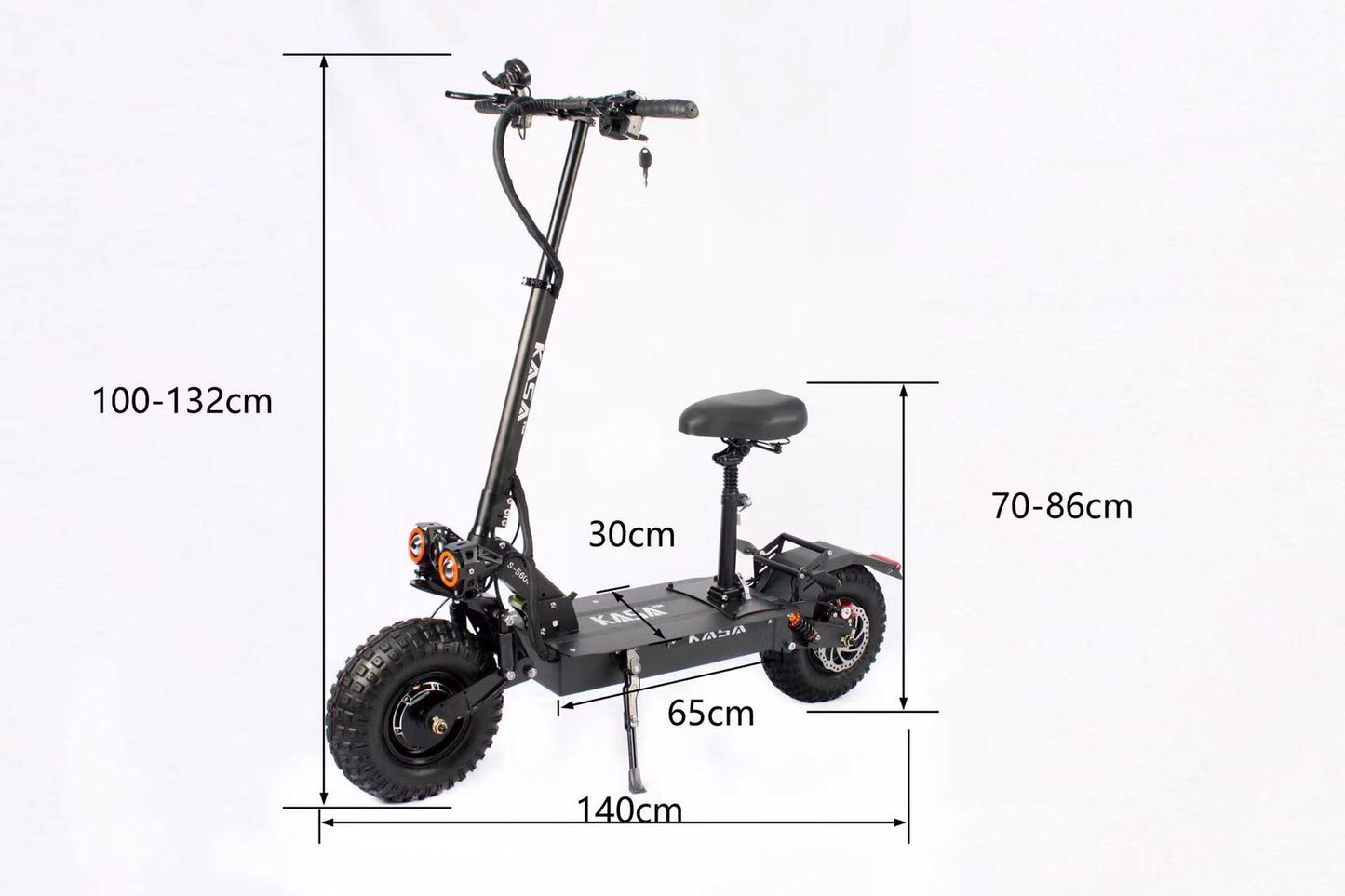 KASA S5600R Foldable Electric Scooter 5600W Motor 14inch Off Road Tyre E-Scooter
