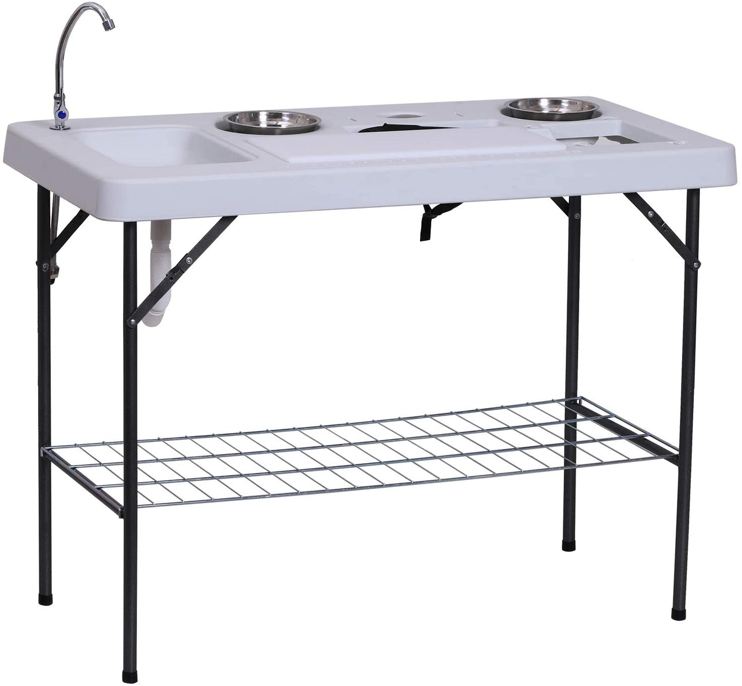 Outdoor Fishing Cooking Fillet Table Portable Camping Picnic Folding Table