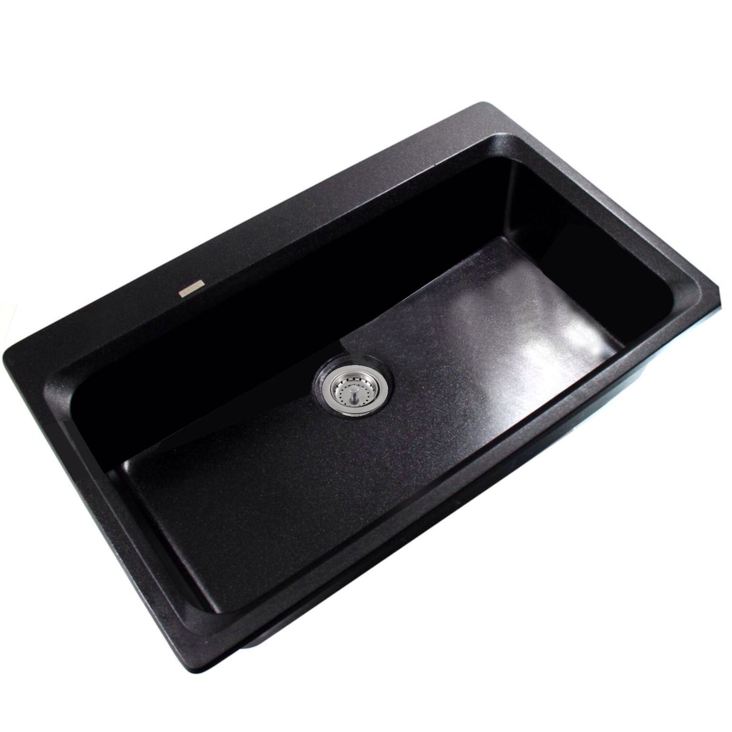 KASA Undermount Laundry Kitchen Sink Single Bowl Black 800 X 500mm