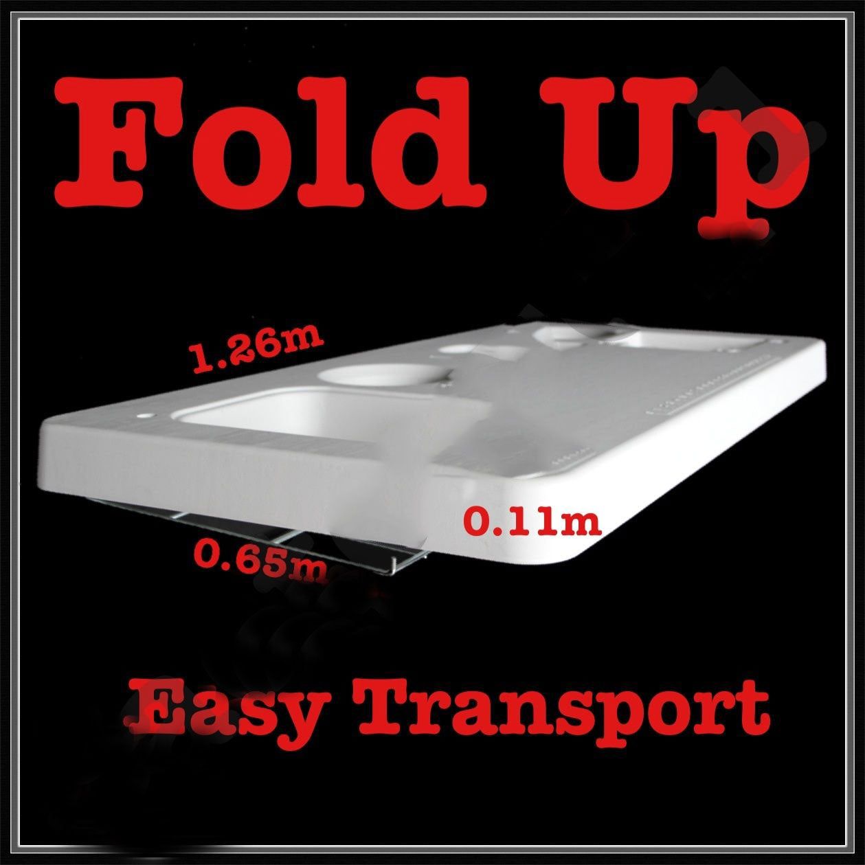 Outdoor Fishing Cooking Fillet Table Portable Camping Picnic Folding Table