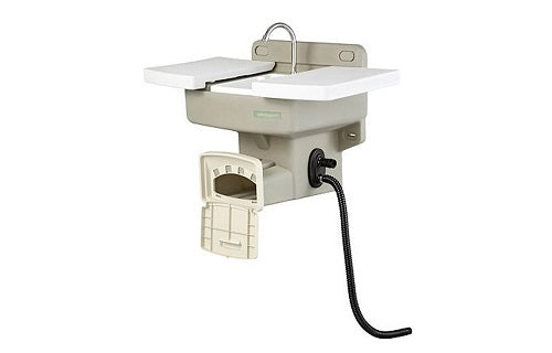 KASA Outdoor Patio Sink Caravan Wall Mounted BBQ Garden Kitchen Camping Fishing BBQ w/ Hose Holder