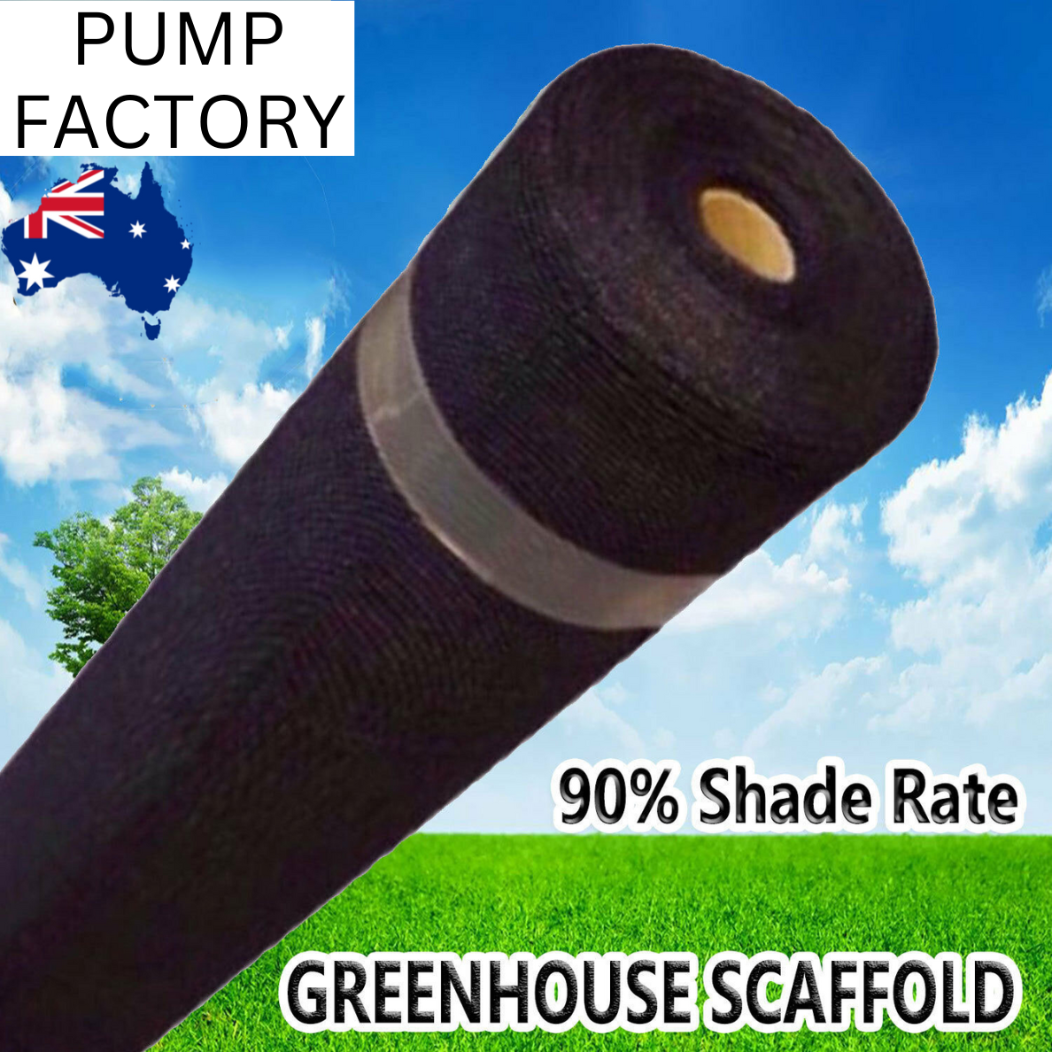 90% BLACK Shade Cloth Greenhouse Scaffold Fencing Mesh 200 1.83 x 30m