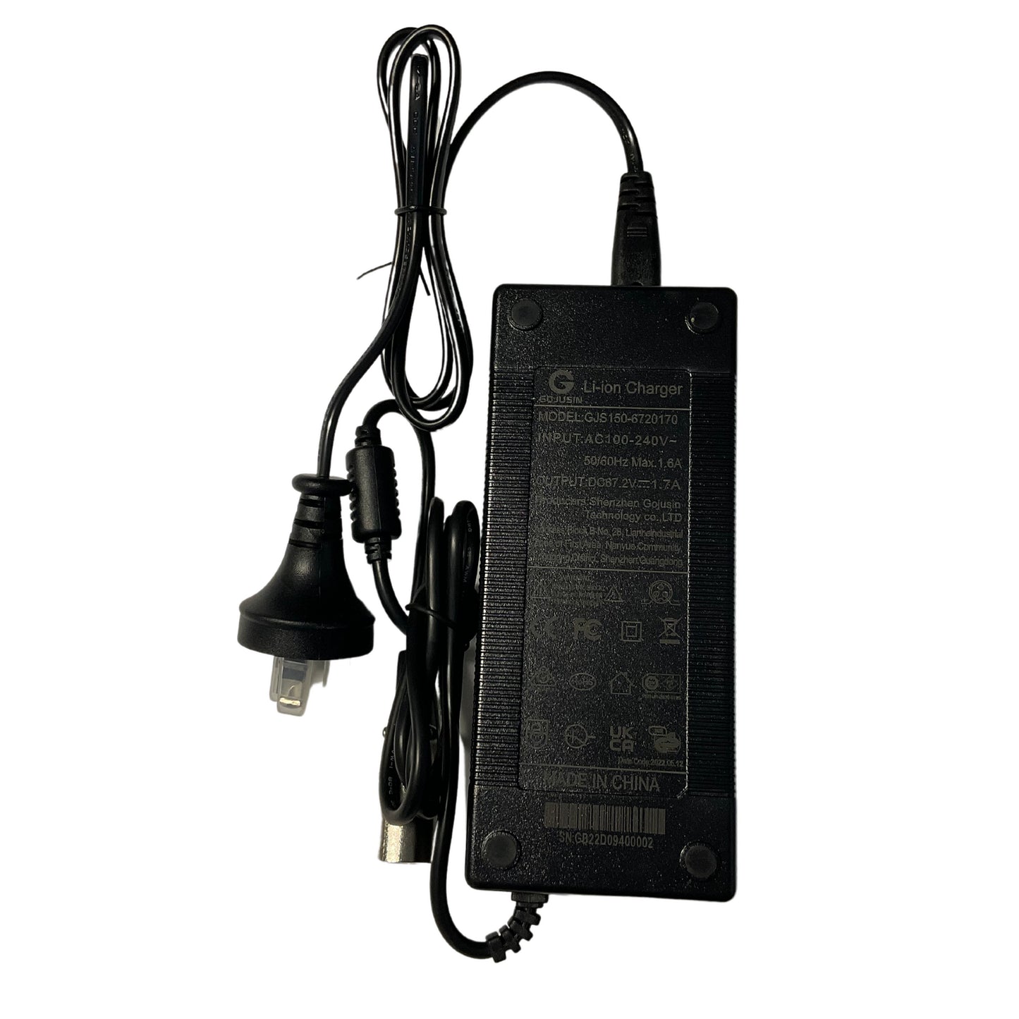60V 20Ah Lithium Ion Battery Power charger For KASA 2000W Electric Scooter S2000R