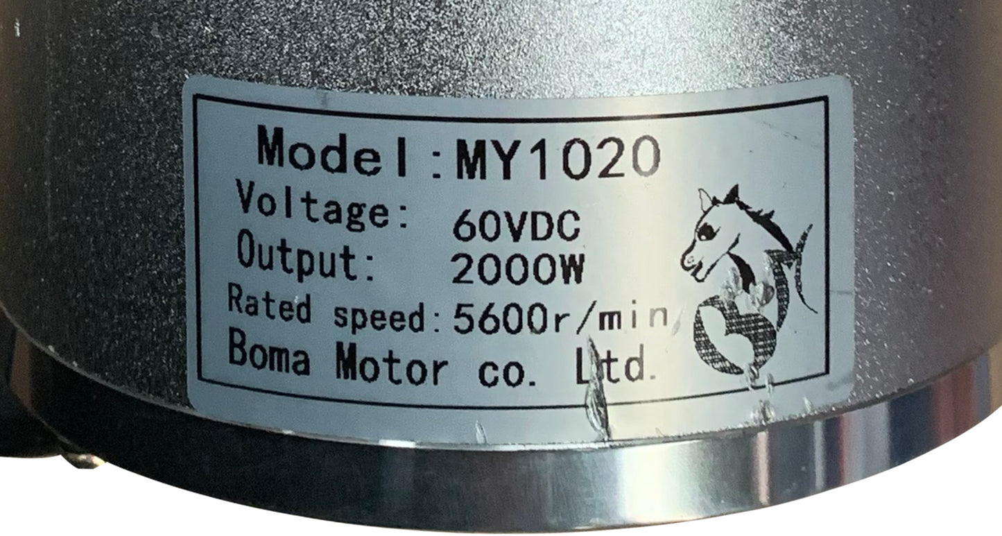 60V 2000W Brushless DC Motor 5600RPM For KASA Motorised Electric Scooter S2000R