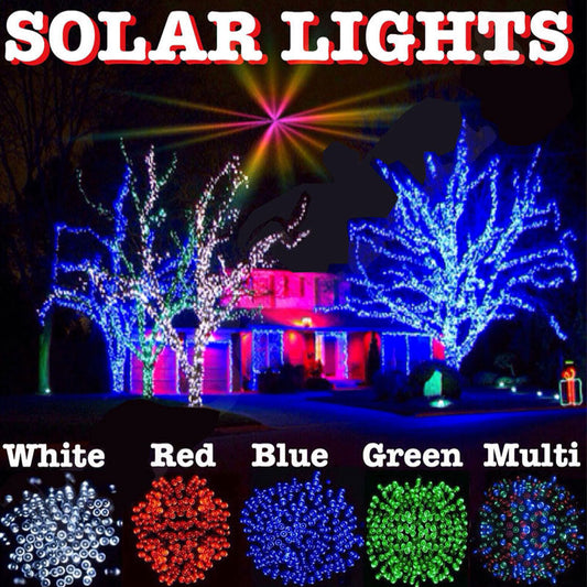 KASA Solar Fairy Lights Party Home Garden Decor Christmas String Lights 100 LED 200 LED