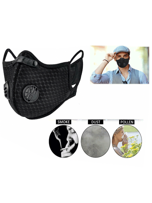 KASA Anti Air Pollution Washable & Reusable Mask Face Dust Safety Cover Unisex