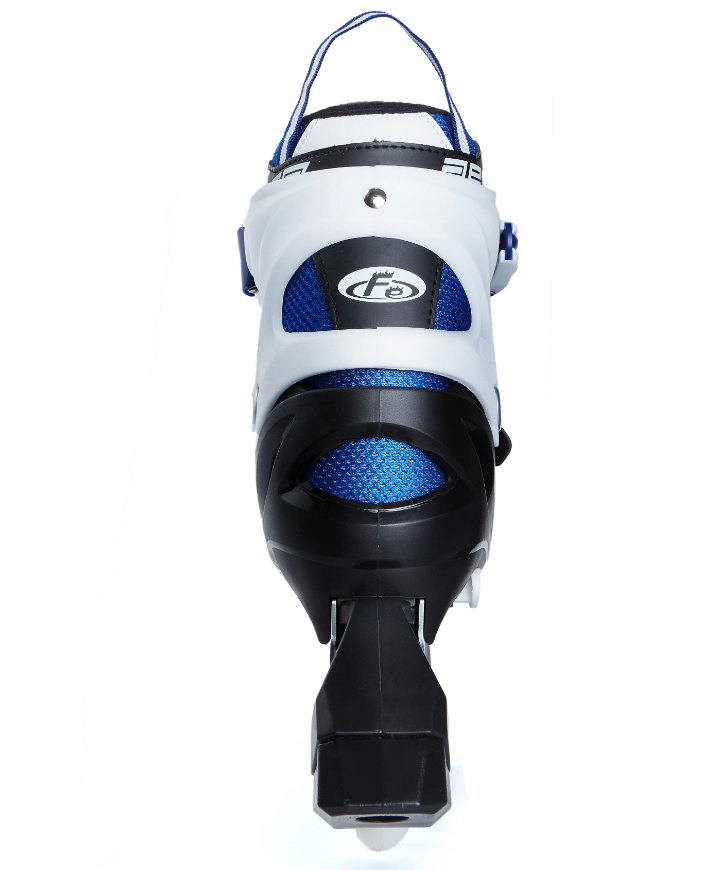 Inline Skate Roller Blades Adjustable Skating Shoes Blue M(EU 33-36)