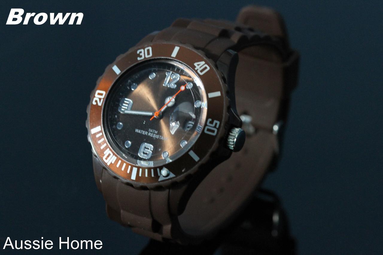 Kasa Colorful Unisex Ladies Mens Childrens Ice Cool Color Wrist Watch Silicone