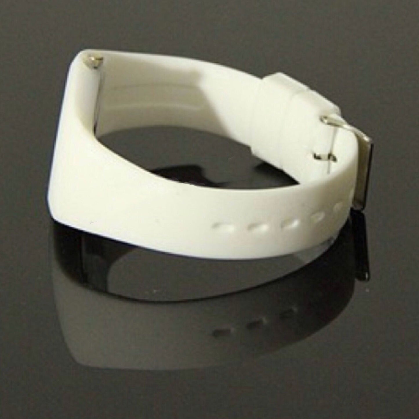 Watch Unisex Ladies Mens Children's Silicone Wrist Watch Ice Cool White Colour