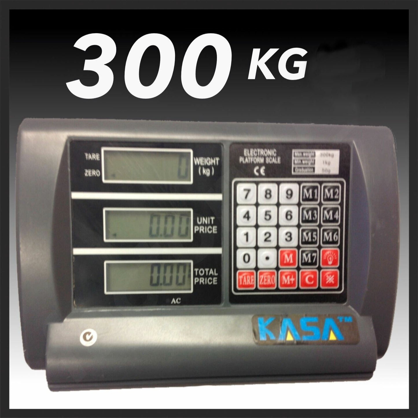 KASA Digital Platform Scales 300KG Commercial Electronic Postal Shop Postal Scale Computing Price Scale Weight Domestic