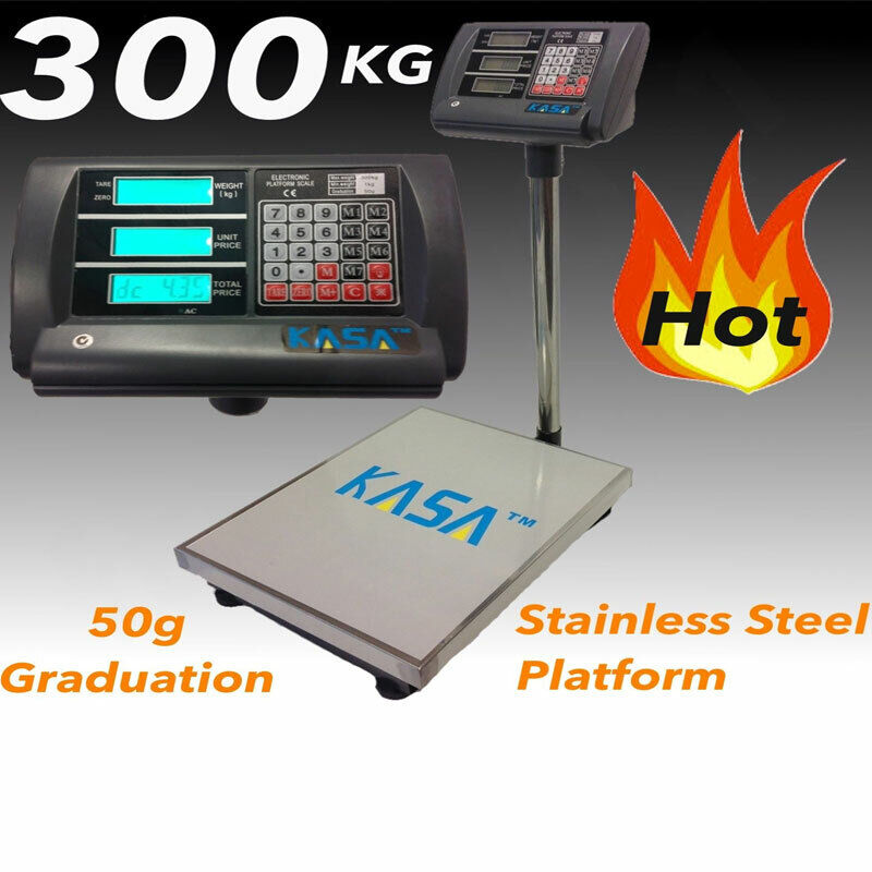 KASA Digital Platform Scales 300KG Commercial Electronic Postal Shop Postal Scale Computing Price Scale Weight Domestic