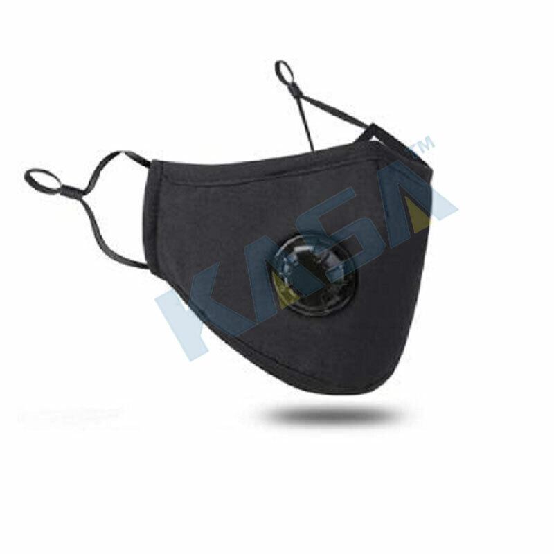 KASA Reusable Face Mask Washable Anti Air Pollution cotton Fabric with 2 Free Filters 1X Activated Carbon Filter Anti Dust Earloop Mask Breathable Cotton