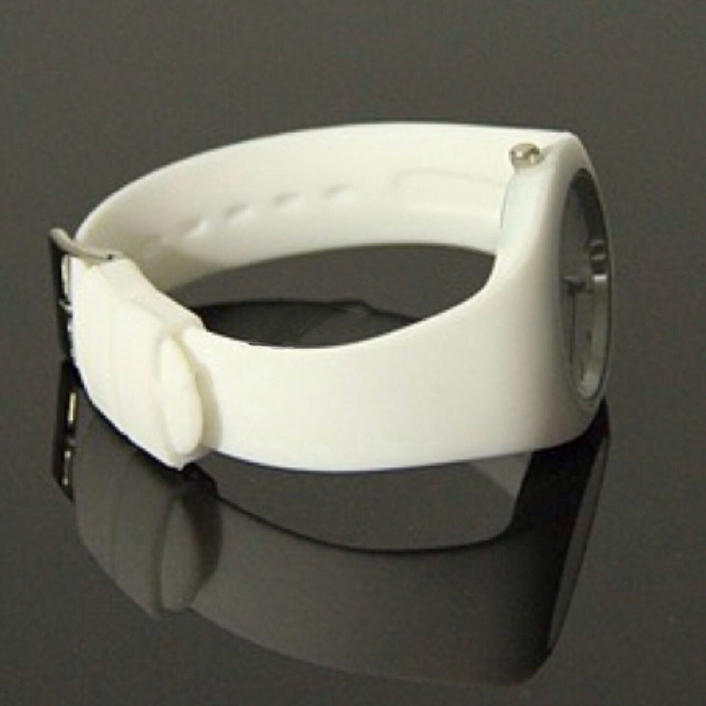 Watch Unisex Ladies Mens Children's Silicone Wrist Watch Ice Cool White Colour