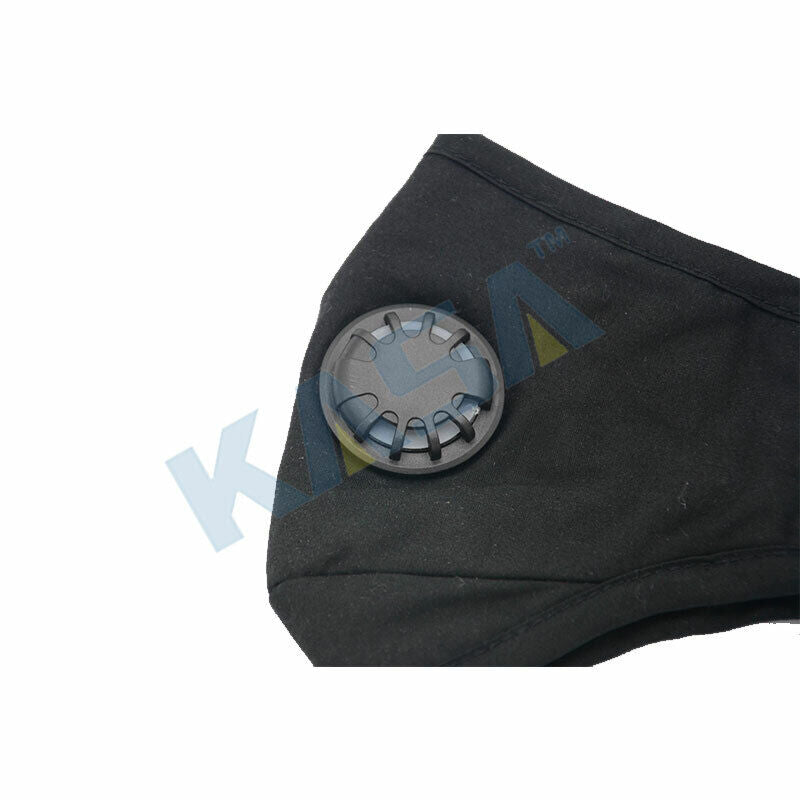KASA Reusable Face Mask Washable Anti Air Pollution cotton Fabric with 2 Free Filters 1X Activated Carbon Filter Anti Dust Earloop Mask Breathable Cotton
