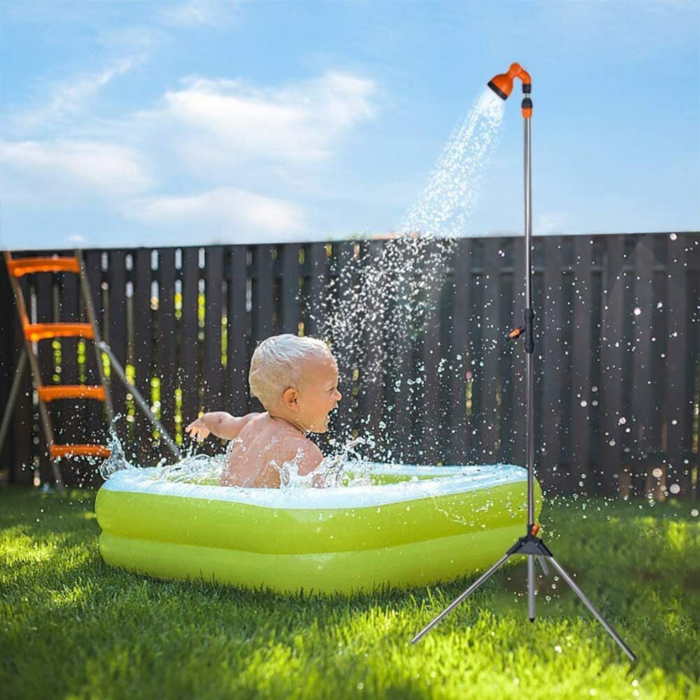KASA Portable Outdoor Shower Garden Camping Beach Pool Height Adjustable Tripod