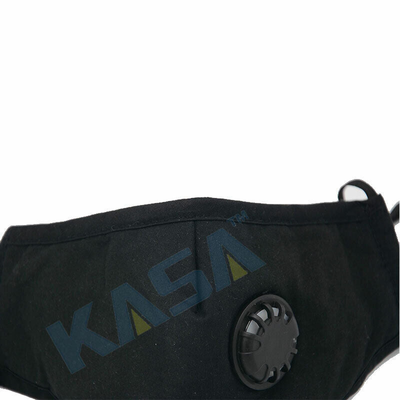 KASA Reusable Face Mask Washable Anti Air Pollution cotton Fabric with 2 Free Filters 1X Activated Carbon Filter Anti Dust Earloop Mask Breathable Cotton