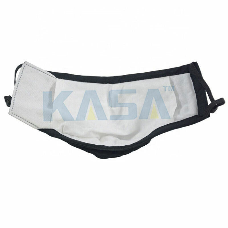 KASA Reusable Face Mask Washable Anti Air Pollution cotton Fabric with 2 Free Filters 1X Activated Carbon Filter Anti Dust Earloop Mask Breathable Cotton