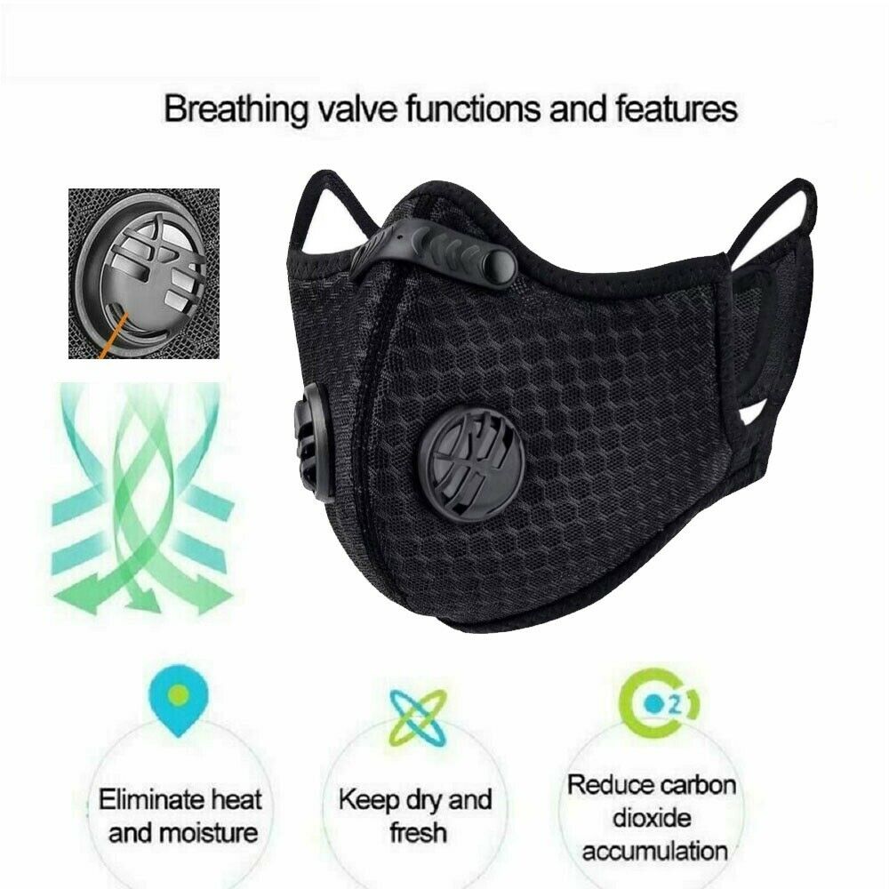 KASA Anti Air Pollution Washable & Reusable Mask Face Dust Safety Cover Unisex