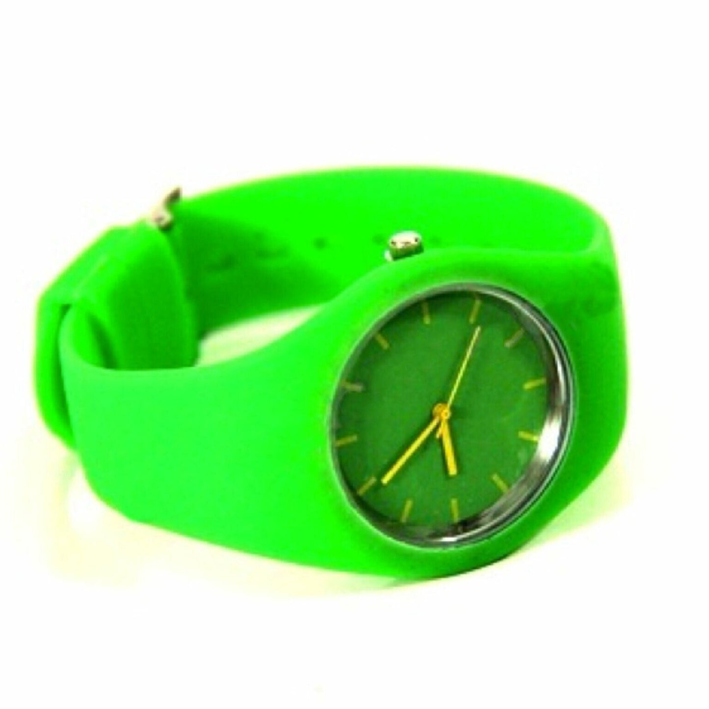 KASA Ice Cool Green Colour Wrist Watch Unisex Ladies Men's Silicone Free Shipping