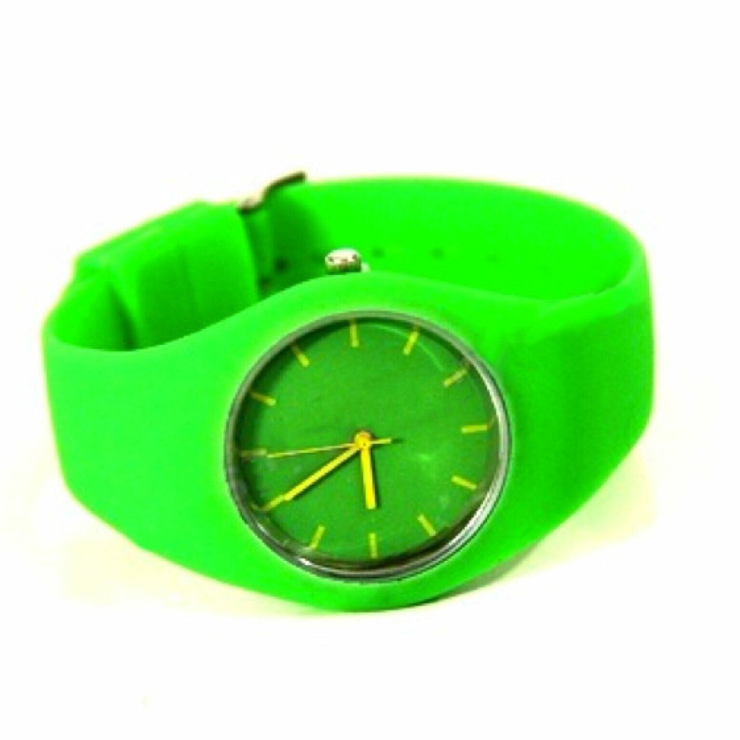 KASA Ice Cool Green Colour Wrist Watch Unisex Ladies Men's Silicone Free Shipping