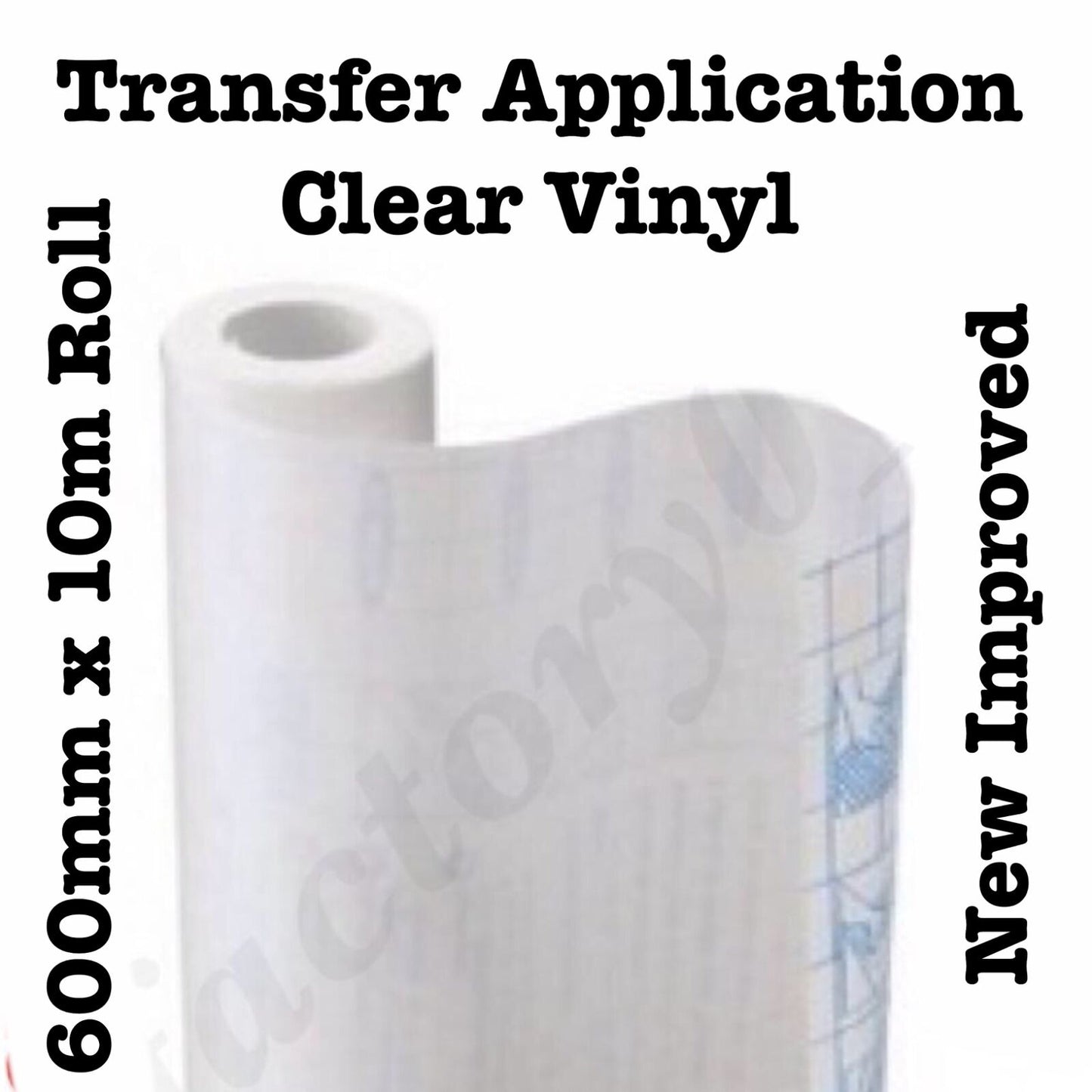 Clear Transfer Application Vinyl Film Paper Tape For Plotter Cutter 600mm x 10M