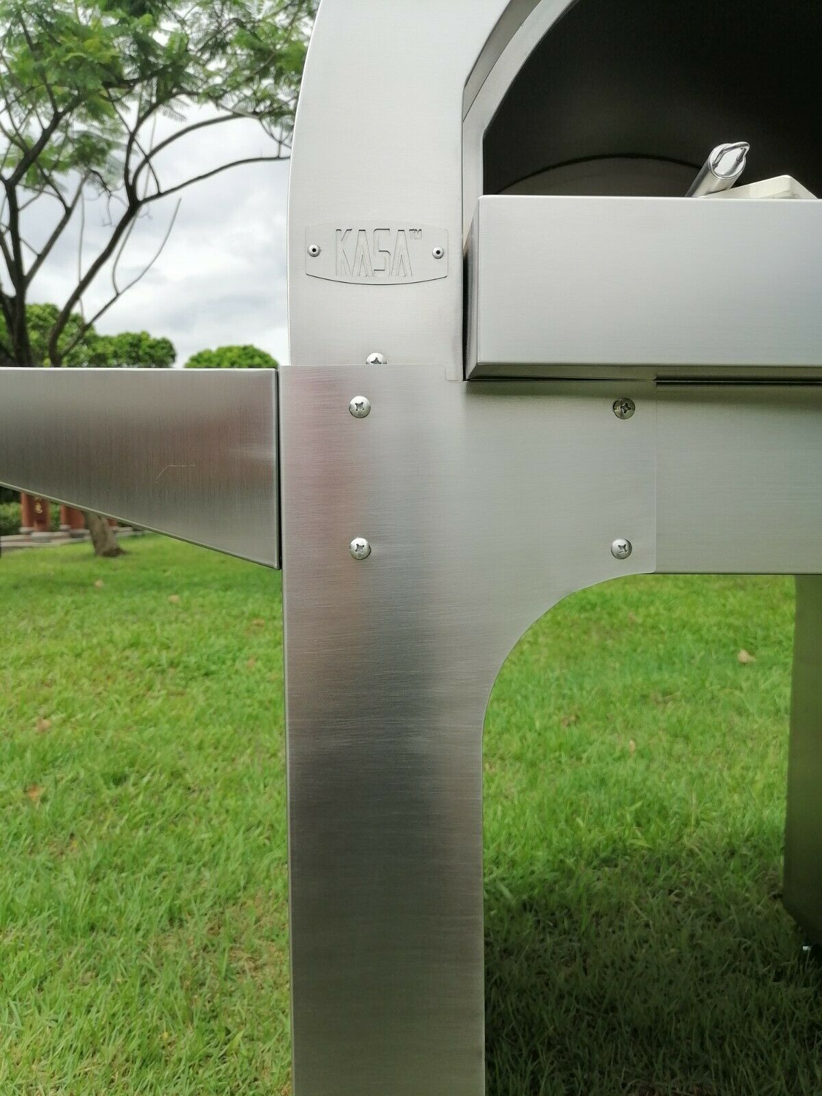 Portable Wood Fired Pizza Oven BBQ Indoor Outdoor Stainless steel Large