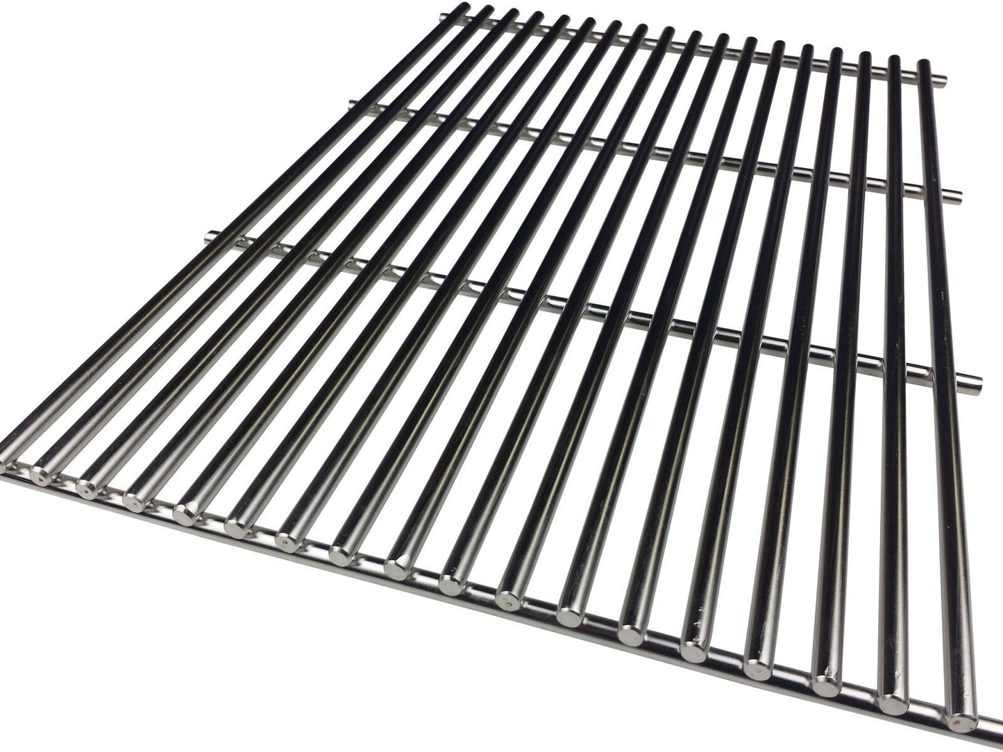 Stainless Steel BBQ Grill Grille Plate Barbecue Solid 8mm Bars 39 X 48 cm