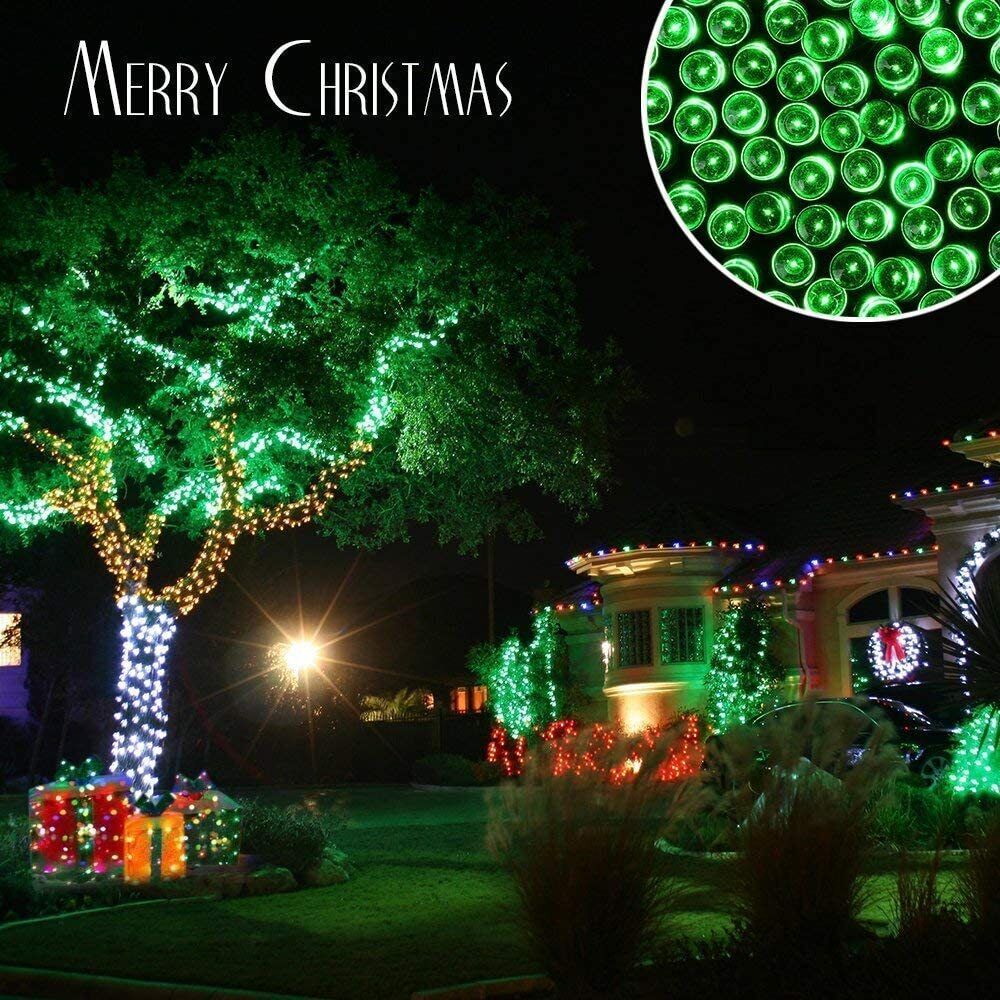 KASA Solar Fairy Lights Party Home Garden Decor Christmas String Lights Green 100 LED