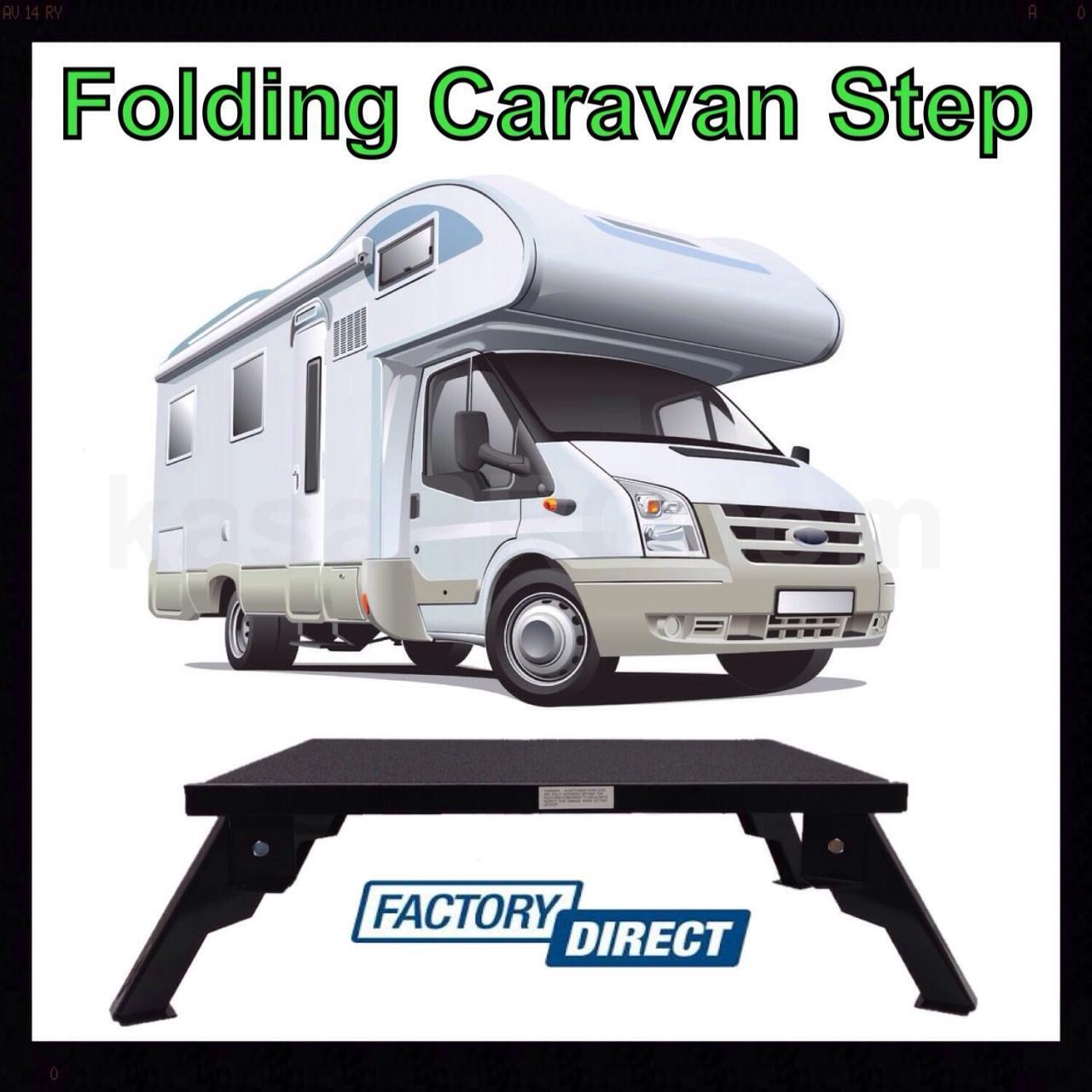 NEW Genuine KASA FOLDING STEP Steel Caravan RV Camper Motorhome Boat Folding Legs