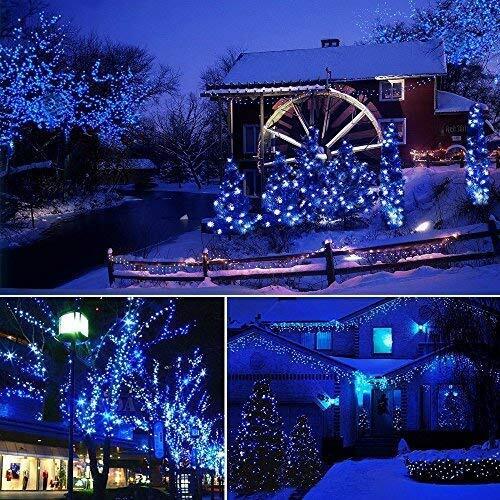 KASA Solar Fairy Lights Party Home Garden Decor Christmas String Lights Blue 200 LED
