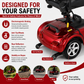 KASA Electric Mobility Scooter Portable 24V 20AH 350W Lithium Battery 10 Inch Tyres Elderly Aid Smart E-Scooter