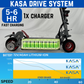 Kasa 12000W Electric Scooter Foldable E-Scooter 11" Off Road Tyre Brushless Motor