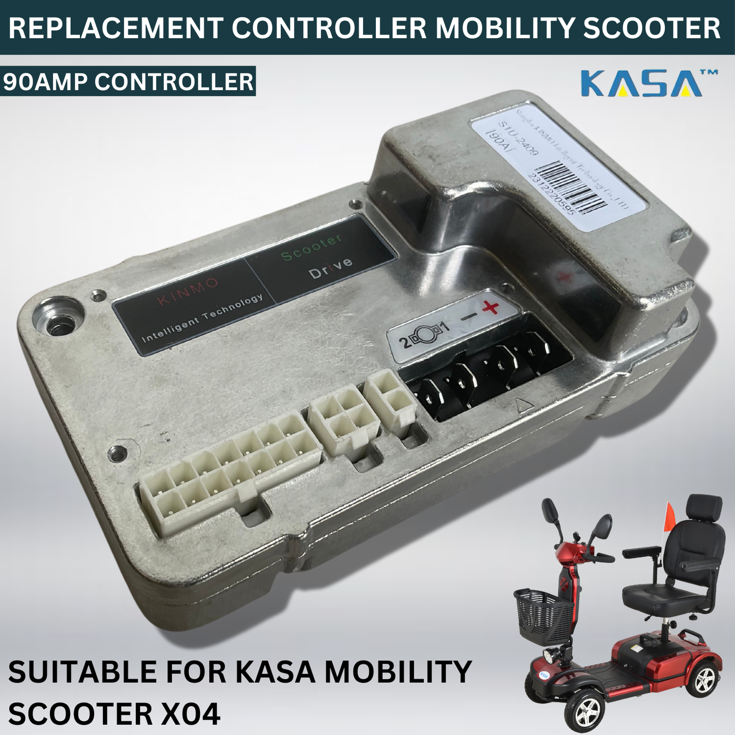 90amp Replacement Controller For Kasa Electric Mobility Scooter X04