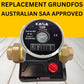 NEW 3 SPEED BRASS SOLAR HOT WATER CIRCULATION PUMP REPLACES GRUNDFOS UPS 25-60B