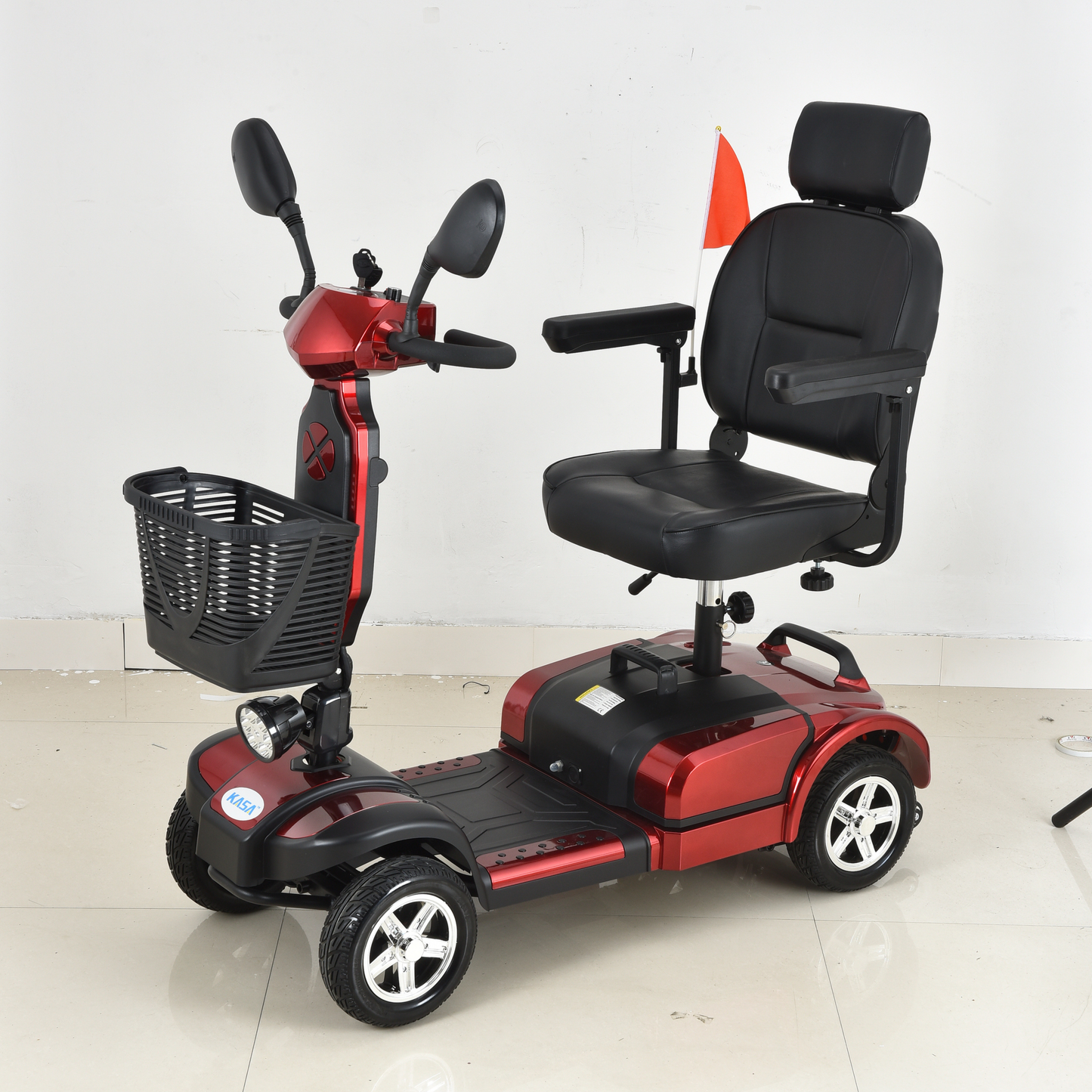 KASA Electric Mobility Scooter Portable 24V 20AH 350W Lithium Battery 10 Inch Tyres Elderly Aid Smart E-Scooter