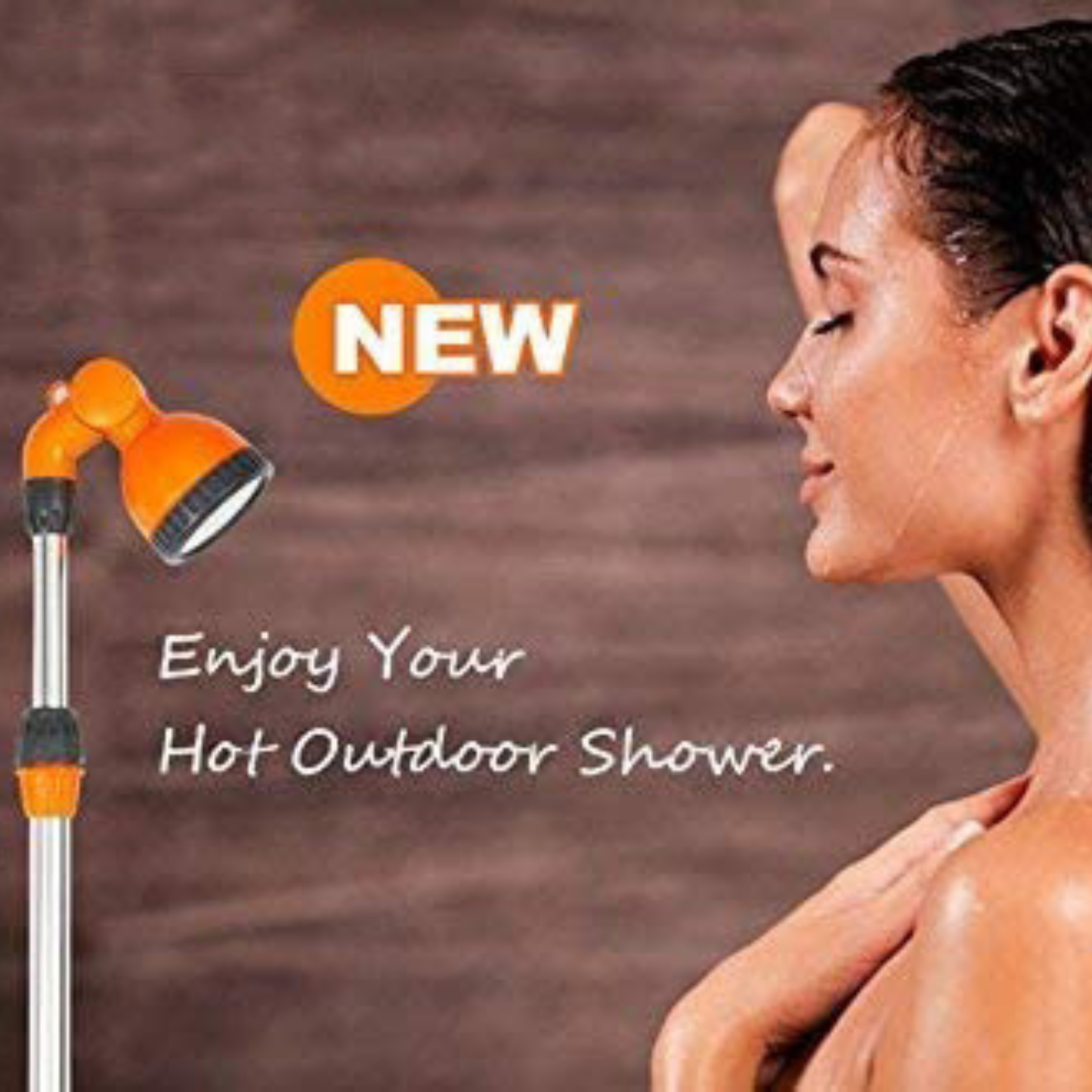 KASA Portable Outdoor Shower Garden Camping Beach Pool Height Adjustable Tripod