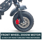 Kasa 4000w Electric Scooter Foldable 48v Motorised Portable 10" Off Road Tyre Removeable Battery T1pro Series 3 New Improved