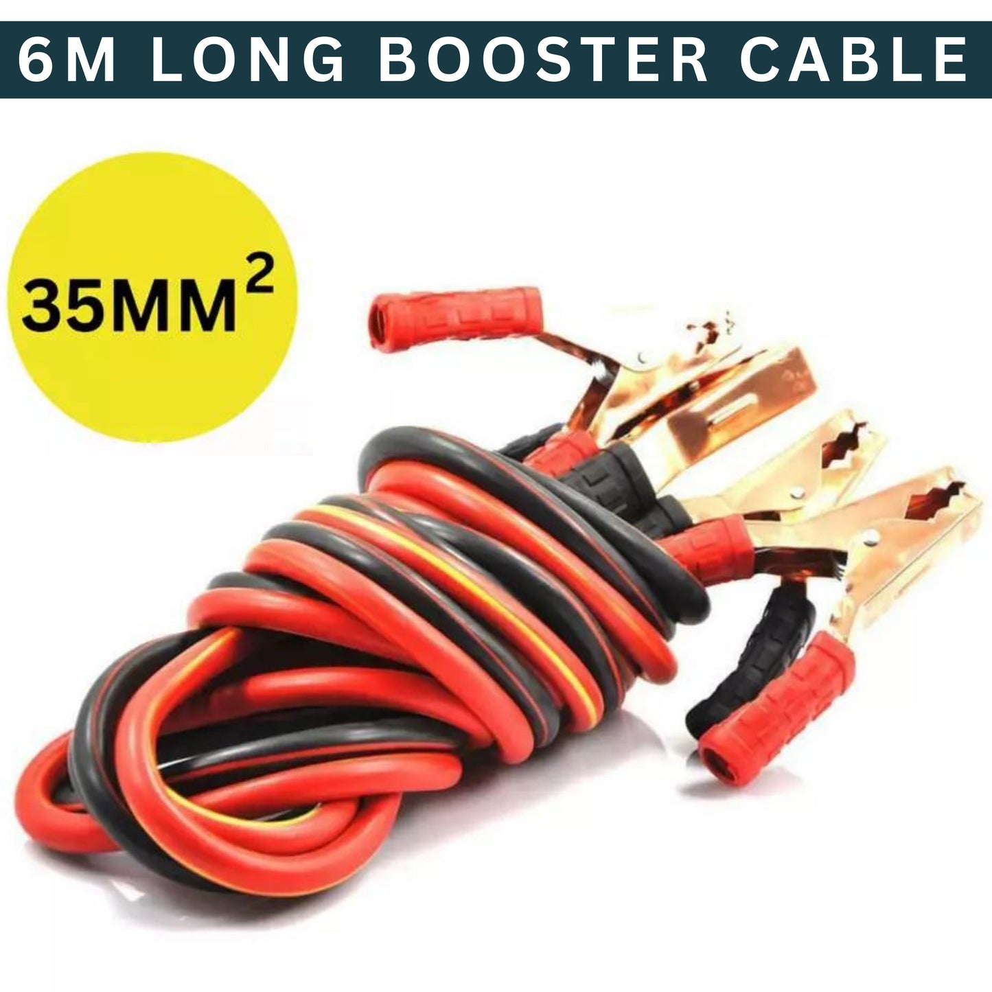 HEAVY DUTY Jumper Leads 2000 AMP 6m Long BOOSTER Cables with SURGE PROTECTION