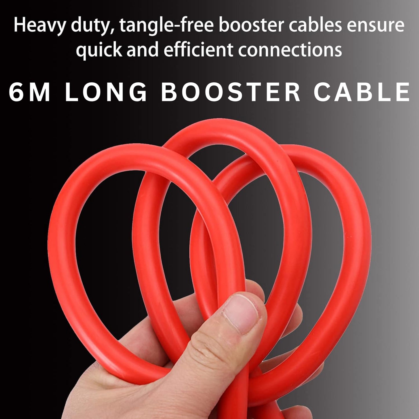 HEAVY DUTY Jumper Leads 2000 AMP 6m Long BOOSTER Cables with SURGE PROTECTION