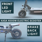 Kasa 4000w Electric Scooter Foldable 48v Motorised Portable 10" Off Road Tyre Removeable Battery T1pro Series 3 New Improved