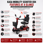 KASA Electric Mobility Scooter Portable 24V 20AH 350W Lithium Battery 10 Inch Tyres Elderly Aid Smart E-Scooter