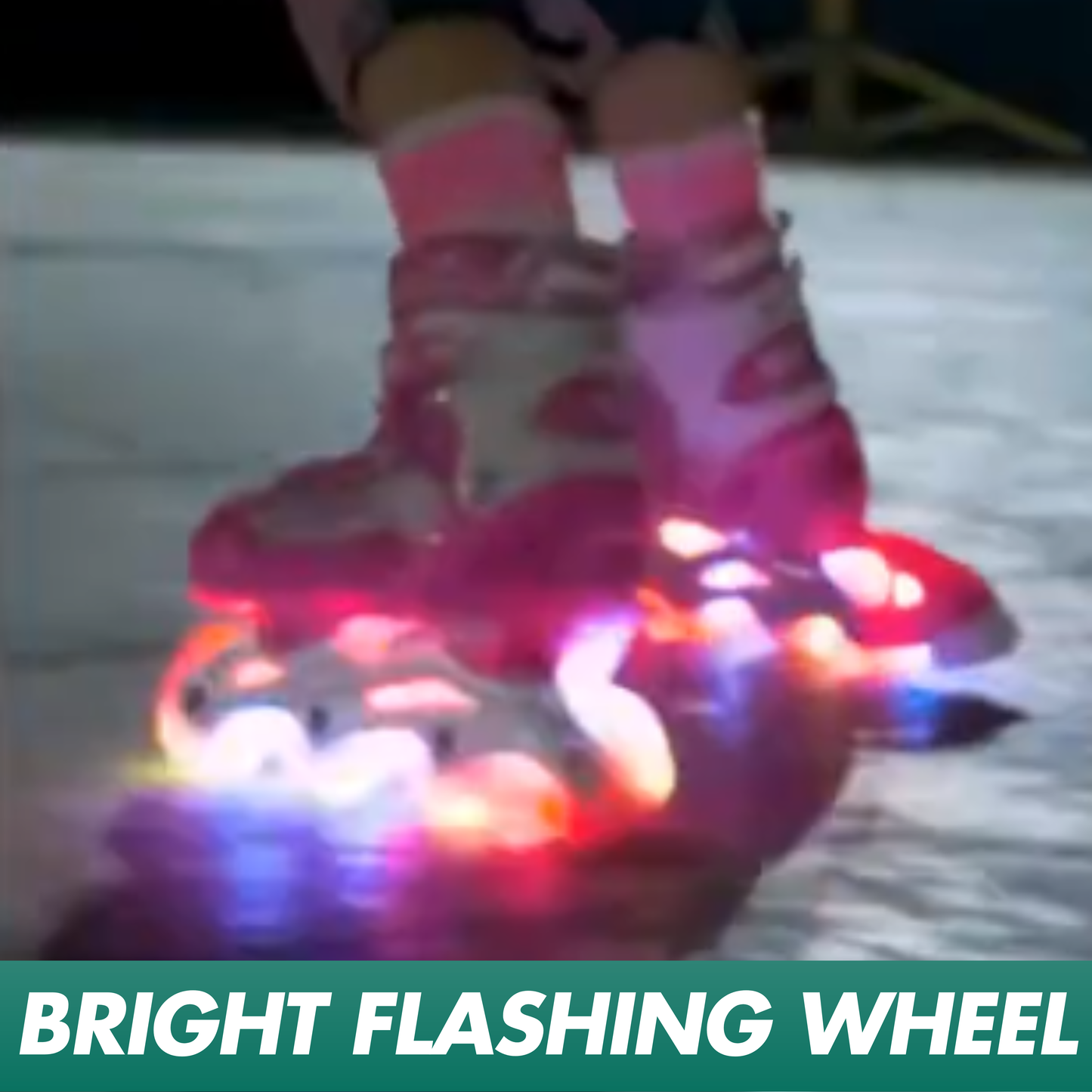 Inline Skate Roller Blades Adjustable Skating Shoes Pink S(EU 29-32)