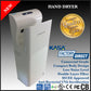Washroom Lavatory Hand Dryer Brushless machine White Automatic Excessive Speed
