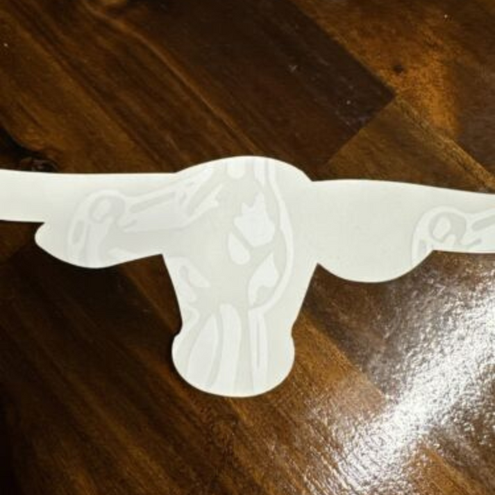 longhorn car sticker