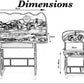 2 PCS Kids Table & Chairs Set Children Activity Play Study Desk Work Learning