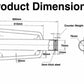 POST DRIVER FARM FENCE RAMMER Y POST STEEL STAR PICKET FARMING AGRICULTURE 800MM