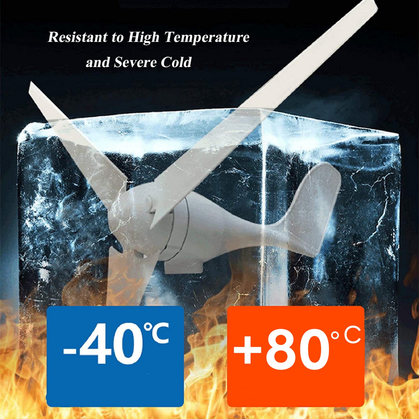 700W 24V Wind Turbine Generator 3 Blade - Digital Hybrid Wind/Solar Controller