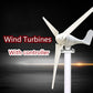 700W 24V Wind Turbine Generator 3 Blade - Digital Hybrid Wind/Solar Controller