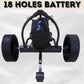 KASA Electric Golf Buggy Golf Trolley Motorised 12V 36AH Remote Control Aluminum Foldable 18 Holes Caddy